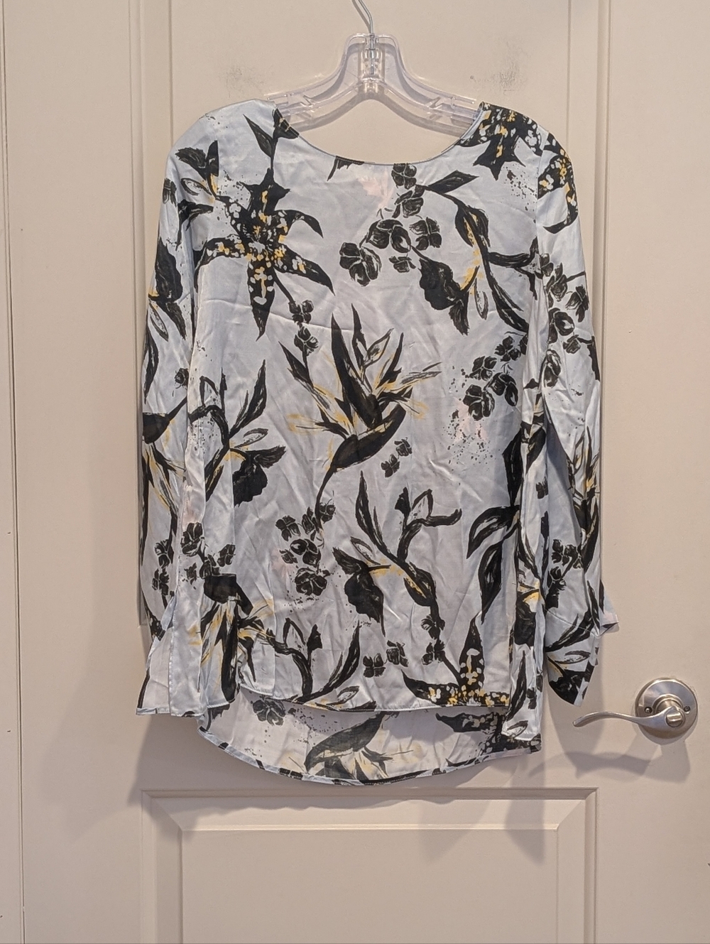 Dorothee Schumacher Tamed Florals Silk Blend Blouse NWT XS